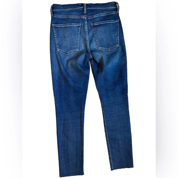 AGOLDE Sophie Jeans Crop Skinny Mid Rise Raw Hem Medium Wash Women’s Size 26 - Picture 3 of 9